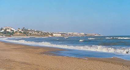 View to the east towards La Cala de Mijas