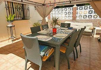 Villa Araucaria The covered patio is perfect for al fresco dinner parties